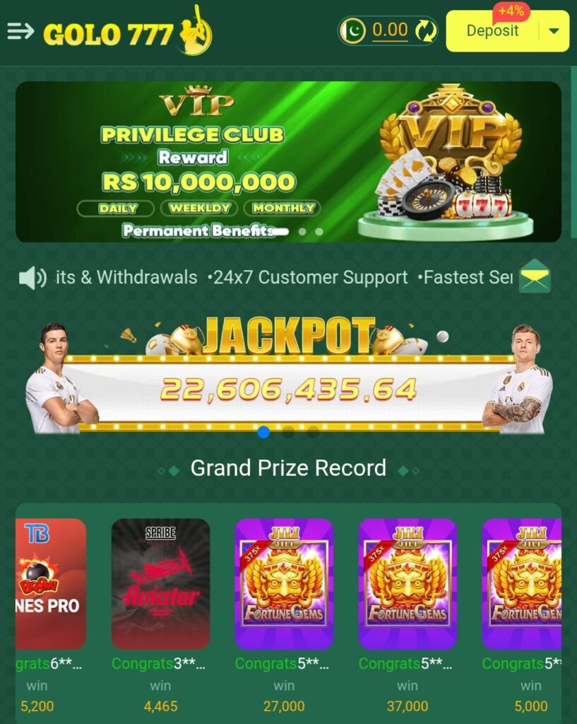 Golo777 Game